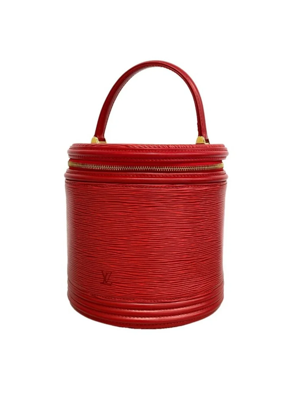 Louis Vuitton Handbag Epi Cannes Castilian Red